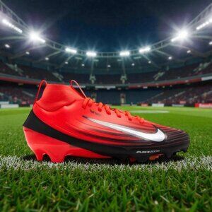 Nike Zoom Air Vapor Pro 1 NRG Mens Football Cleats Bright Crimson HF9409 600 NEW